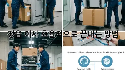 정읍 이사, 효율적으로 끝내는 방법!